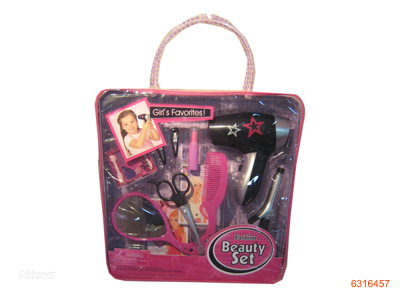 BEAUTY SET W/O 2*AAA BATTERIES IN HAIR DRYER