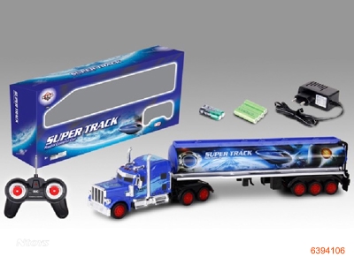 1:36 4CHANNEL R/C OIL TANK TRUCK  W/CHARGE LIGHT