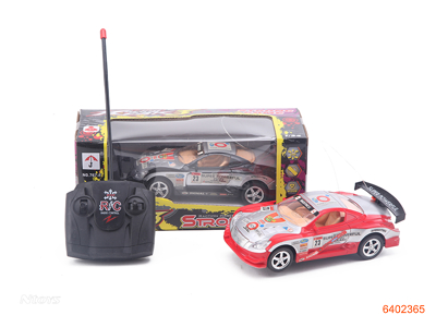 1:24 4 CHANNEL R/C CAR W/O 3AA BATTERIES IN CAR,2AA BATTERIES IN CONTROLLER 2COLOUR