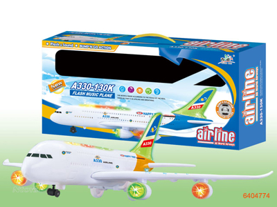 B/O AIRLINER W/LIGHT & MUSIC,W/O 3*AA BATTERIES
