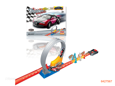 ELASTIC TRAIN W/1*DIE-CAST CAR