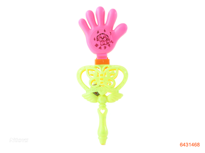 IMPERIAL CROWN BABY RATTLE W/CLAP