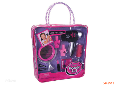 BEAUTY SET W/O 2*AAA BATTERIES IN HAIR DRYER