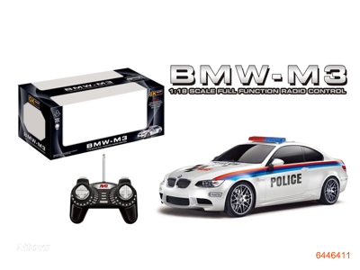 1:18 CHANNELS R/C POLICE CAR.NOT INCLUDE BATTERY