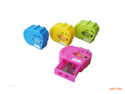 PENCIL SHARPENER.18PCS/BOX.4COLOR