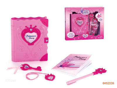 BEAUTY SET W/LIGHT/SOUND, BOOK W/SENSOR,W/O 2*AA BATTERIES