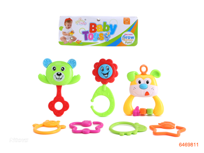 BABY RATTLE 4PCS