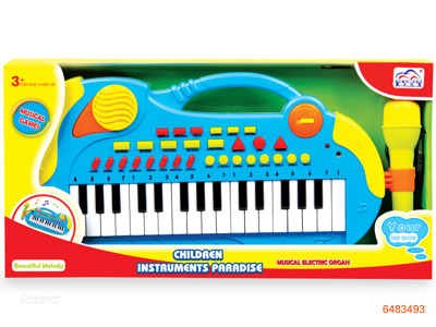 ELECTRIC KEYBOARD.WITH 3*AA BATTERIES