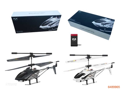 3.5FUNCTION METEL R/C HELICOPTER W/GYRO/IPHONE EJECTOR/USB/3.7V 180MAH BATTERIES IN HELICOPTER/IPHONE CONTROLLER.2COLOR