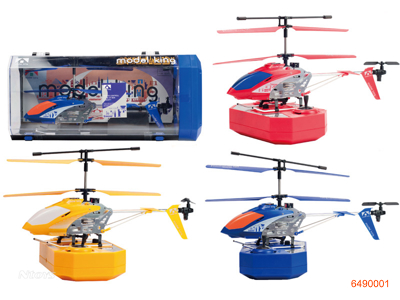 3.5FUNCTION METEL R/C HELICOPTER W/GYRO/3.7V 500MAH BATTERIES IN HELICOPTER.W/O 4*AA BATTERIES IN CONTROLLER.3COLOR