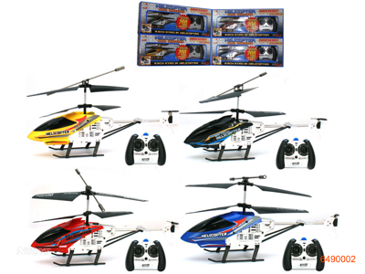 3.5FUNCTION METEL R/C HELICOPTER W/GYRO/3.7V 250MAH BATTERIES IN HELICOPTER.W/O 6*AA BATTERIES IN CONTROLLER.4COLOR