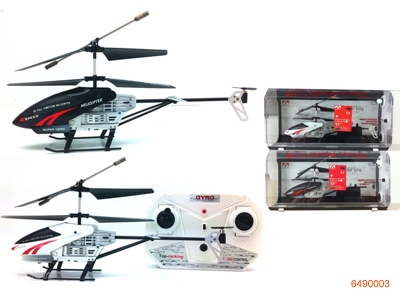 3.5FUNCTION METEL R/C HELICOPTER W/GYRO/3.7V 250MAH BATTERIES IN HELICOPTER.W/O 4*AA BATTERIES IN CONTROLLER.2COLOR