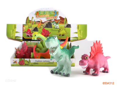 10''VINYL DINOSAUR.6PCS/BOX