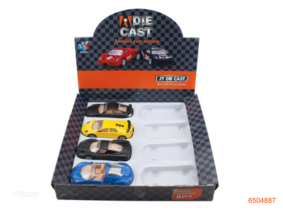 P/B DIE-CAST CAR.4ASTD.8PCS/BOX
