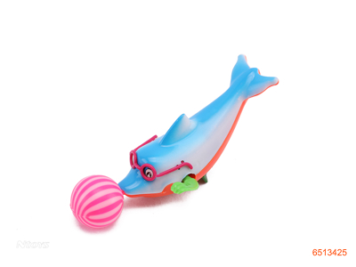 WIND UP SWIM DOLPHIN.4COLOR