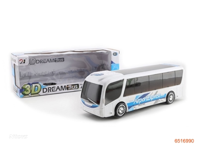 B/O 3D BUS 2COLOUR.W/O 3*AA BATTERIES