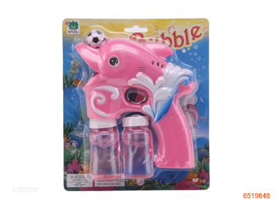 BUBBLE GUN W/LIGHT/MUSIC.W/O 3*AA BATTERIES