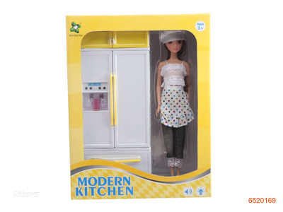 KITCHEN/COOKING SETW/DOLL.2ASTD