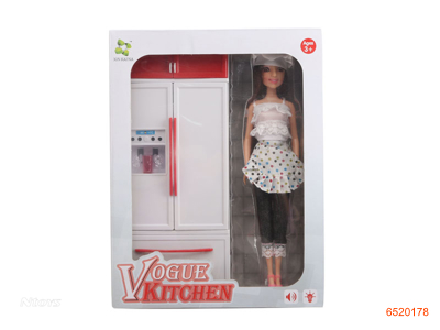 KITCHEN/COOKING SETW/DOLL.2ASTD