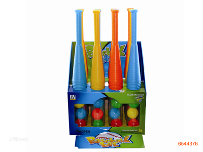 24''BASEBALL BAT.3COLOUR.12PCS/BOX