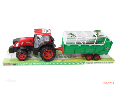 F/P FARM TRUCK W/LIGHT/3*AG13 BATTERIES 2COLOUR