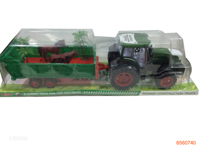 F/P FARM TRUCK W/LIGHT/3*AG13 BATTERIES 2COLOUR