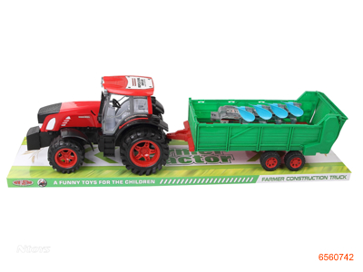 F/P FARM TRUCK W/LIGHT/3*AG13 BATTERIES 2COLOUR