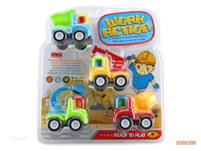 F/P CONSTRUCTION TRUCK 4PCS