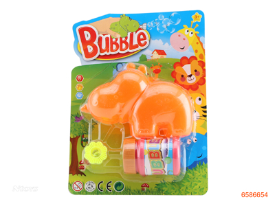 BUBBLE TOYS W/WHISTLE 2COLOUR