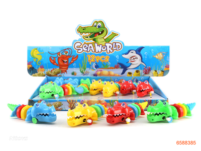 WIND UP CROCODILE 12PCS/DISPLAY BOX