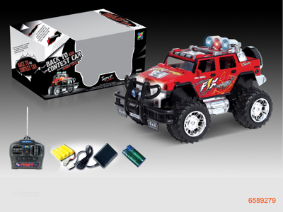 1:14 4CHANNELS R/C SUV W/LIGHT/4.8V BATTERIES IN CAR,2AA BATTERIES IN CONTROLLER
