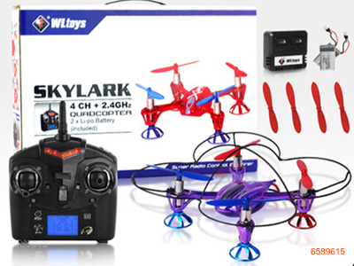 4CAHNNELS R/C HEXRCOPTER W/GYRO/LIGHT/3.7V 250MAH BATTERIES IN BODY W/O 5AA BATTERIES IN CONTROLLER 4COLOUR