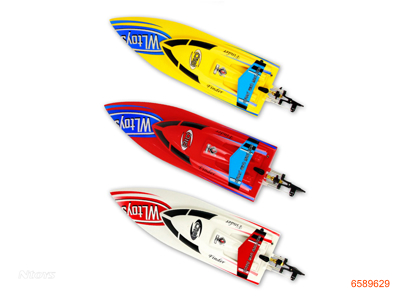 2CHANNELS R/C BOAT W/7.4V 850MAH BATTERIES IN BOAT/CHARGER,W/O 4AA BATTERIES IN CONTROLLER