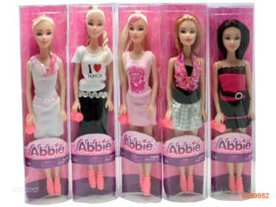 11.5''FASHION DOLL SET 10PCS/BOX