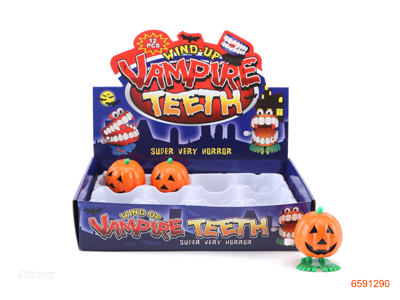 WIND UP PUMPKIN 12PCS/DISPLAY BOX