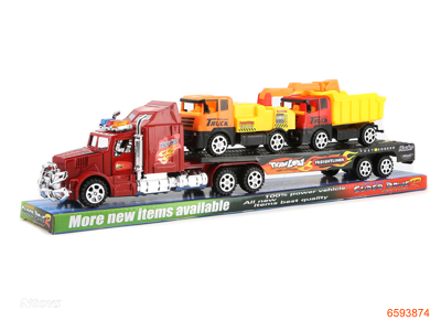 F/P TRUCK W/2PCS CONSTRUCTION TRUCK