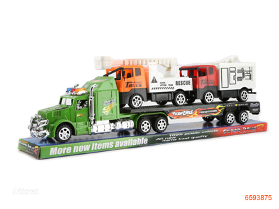 F/P TRUCK W/2PCS FIRE CAR