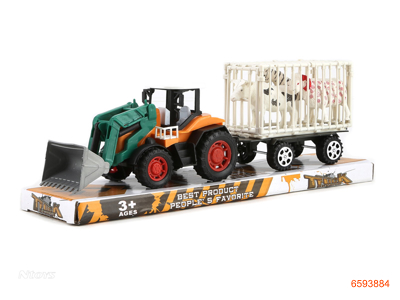 F/P FARM TRUCK W/3PCS ANIMALS