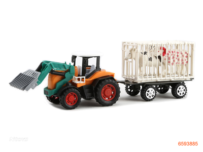 F/P FARM TRUCK W/3PCS ANIMALS