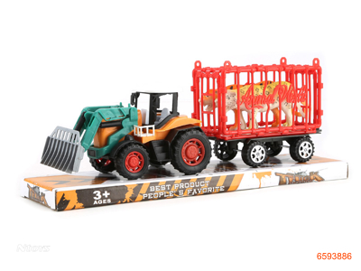 F/P FARM TRUCK W/2PCS ANIMALS