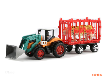 F/P FARM TRUCK W/2PCS ANIMALS