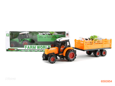 F/P FARM TRUCK W/ANIMAL 2COLOUR