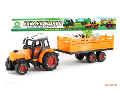 F/P FARM TRUCK W/ANIMAL 2COLOUR