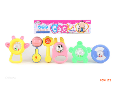 BABY RATTLE.6PCS