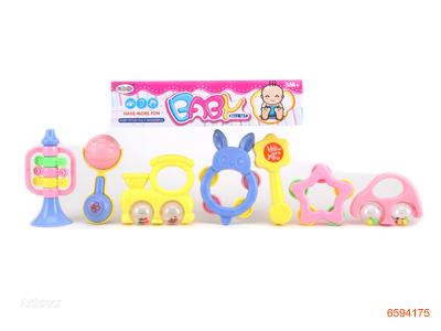 BABY RATTLE.7PCS