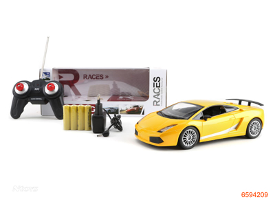 1;18 4CHANNEL R/C CAR W/LIGHT/3*AA BATTERIES IN CAR W/O 2*AA BATTERIES IN CONTROLLER 3COLOUR