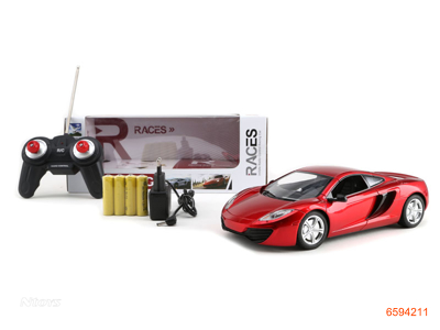 1;18 4CHANNEL R/C CAR W/LIGHT/3*AA BATTERIES IN CAR W/O 2*AA BATTERIES IN CONTROLLER 2COLOUR