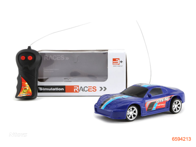 1;26 2CHANNEL R/C CAR W/LIGHT W/O 3*AA BATTERIES IN CAR & 2*AA BATTERIES IN CONTROLLER 3COLOUR