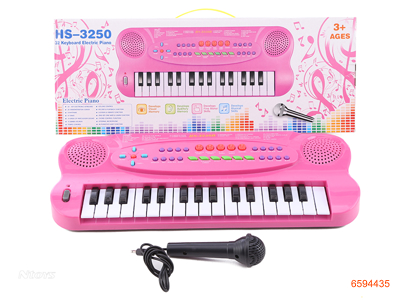 32KEYS ELECTRIC KEYBOARD W/MICROPHONE W/O 4*AA BATTERIES