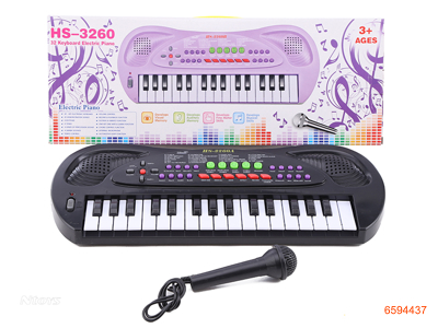 32KEYS ELECTRIC KEYBOARD W/MICROPHONE W/O 4*AA BATTERIES